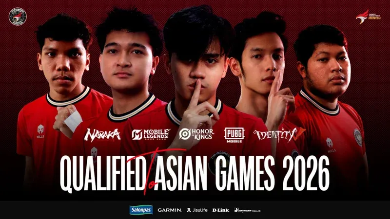 Timnas Esports Indonesia Lolos ke Asian Games 2026: MLBB, PUBG Mobile, dan HOK Siap Bertanding