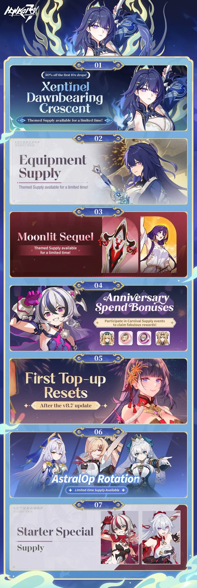 Honkai Impact 3rd v8.7 Battlesuit Crate Event