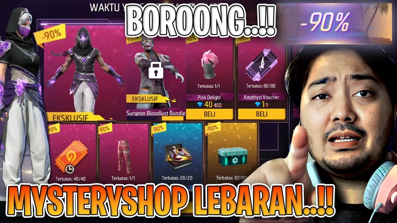 Mystery Shop Free Fire Juli 2026: Diskon Hingga 90% & Bundle Andra ST!