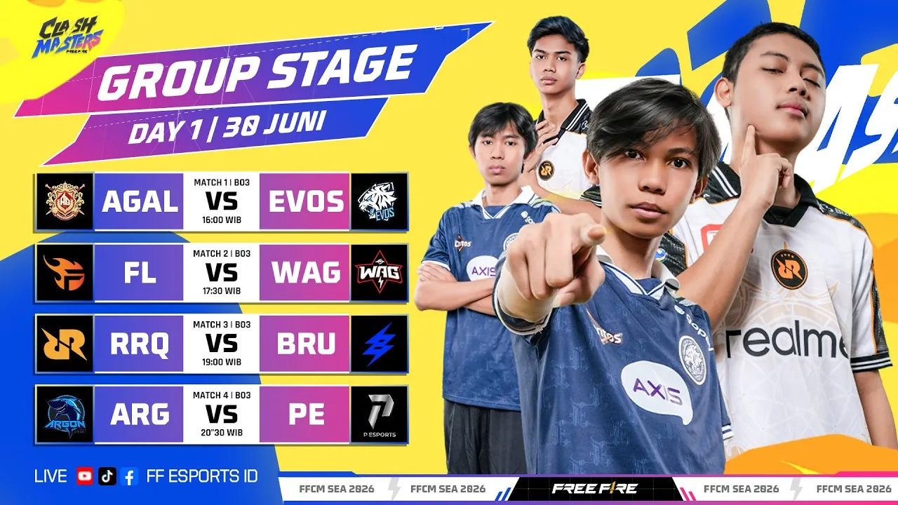 3 Tim Indonesia Berangkat ke EWC 2026 Paris! Free Fire Siap Guncang