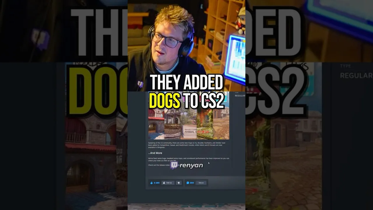 Counter-Strike 2 Resmi Punya Mode Rescue Dogs dan C4 Explosion Rework!