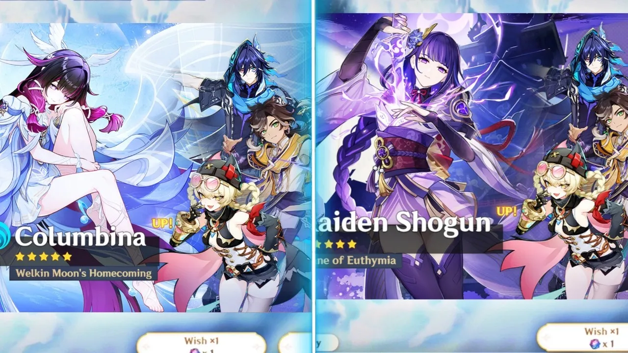 Genshin Impact 6.7 Phase 2: Columbina Fatui Harbinger dan Raiden Shogun Rerun, Siapkan Primogem-mu!