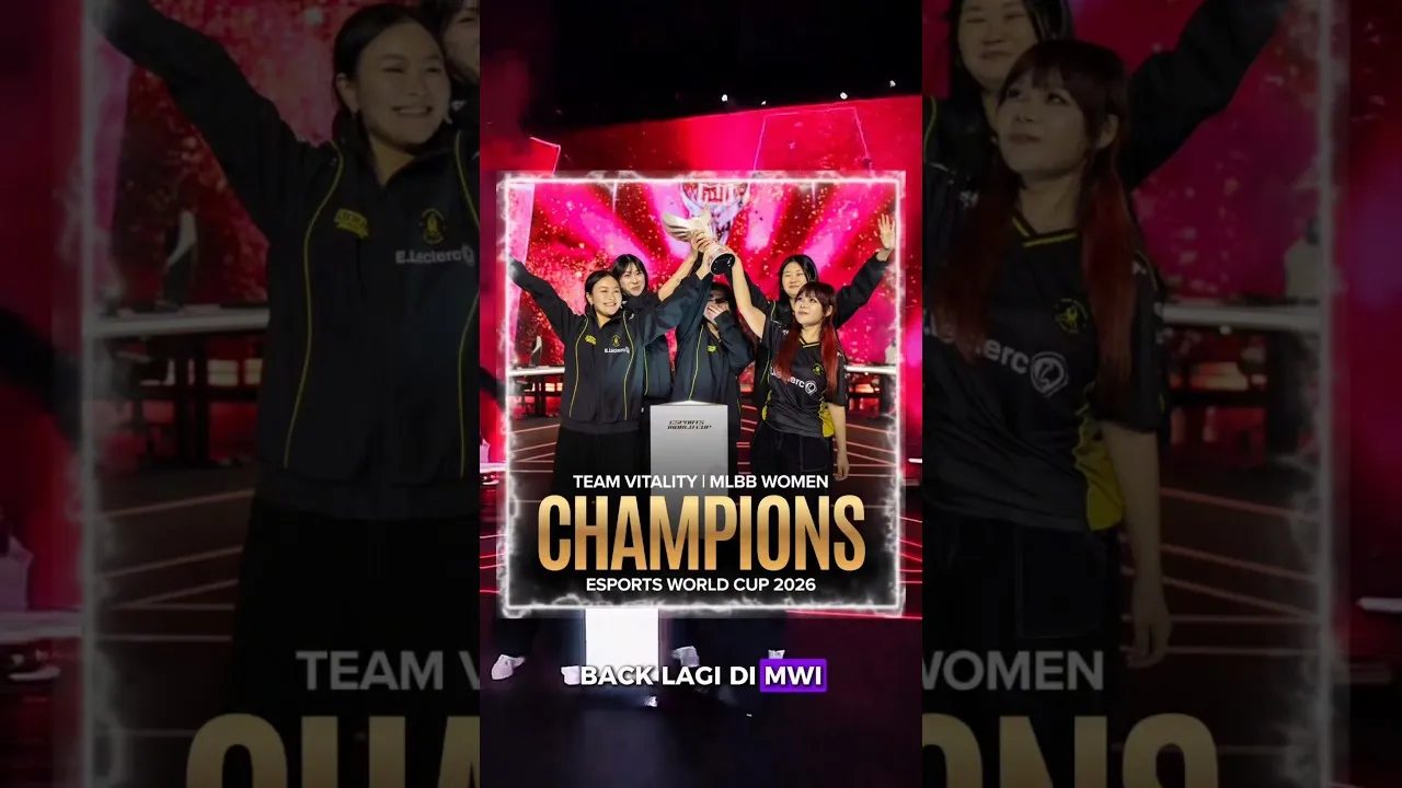 Team Vitality Juara MWI EWC 2026 Mobile Legends, Kalahkan Navi 4-2 di Grand Final!