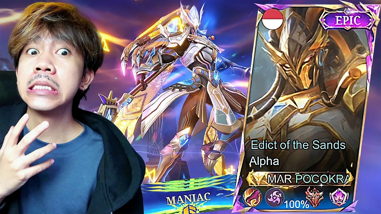 Skin Epic Alpha Edict of the Sands: Hero Lama Tampil Beda di MLBB 22 Juli 2026